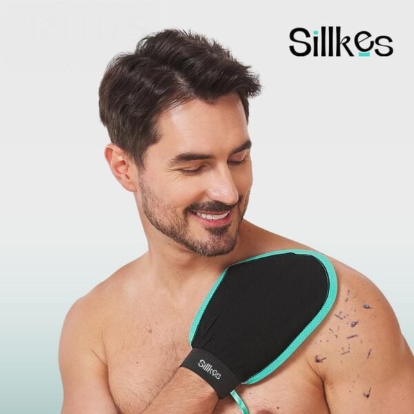 Organic Exfoliating Silk Body Glove - Image 3
